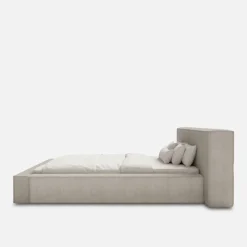 Łóżka Tapicerowane|Łóżka|inny Łóżko welurowe, z tapicerowanym wezgłowiem, 140x200 cm