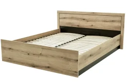 DiTrendi Łóżko z pojemnikiem i stelażem DENVER 160x200