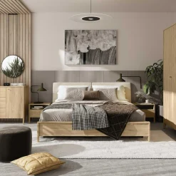 Łóżka|LENART Łóżko z pojemnikiem i stelażem SNUGLY