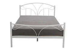 Łóżka|Łóżka Dziecięce| Łóżko ze stelażem białe VIVA 120x200 cm