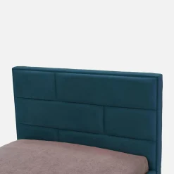 Łóżka Tapicerowane|Łóżka|inny Łóżko ze stelażem granatowe SANTE 120x200 cm