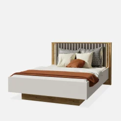 Łóżka|FORTE Łóżko ze stelażem i oświetleniem RANKIN 140x200