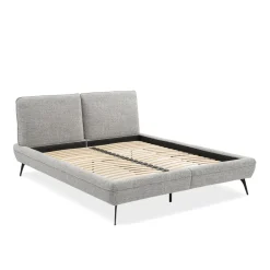 Łóżka|Instilo Łóżko ze stelażem jasnoszare VERDE 160x200 cm
