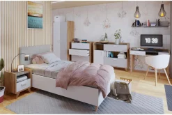 Łóżka|Łóżka|LENART Łóżko ze stelażem jednoosobowe MOOD 90x200 cm