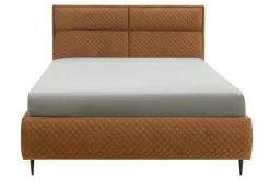 Instilo Łóżko ze stelażem miedziane VENTI 140x200 cm