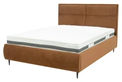 Instilo Łóżko ze stelażem miedziane VENTI 140x200 cm