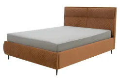 Łóżka Tapicerowane|Łóżka|Instilo Łóżko ze stelażem miedziane VENTI 160x200 cm