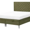 Łóżka Tapicerowane|Łóżka|Instilo Łóżko zielone DONNA FIR 140 cm
