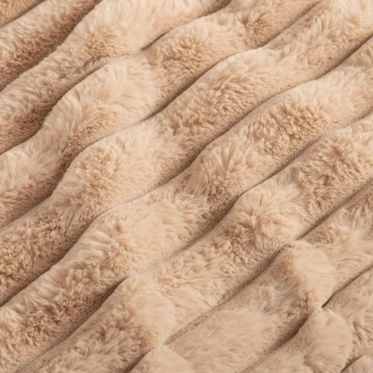 inny Koc beżowy CORDOVA 180x200 cm