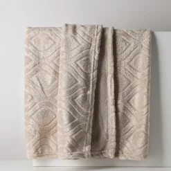Koce I Narzuty|inny Koc beżowy JASMINE 130x160 cm