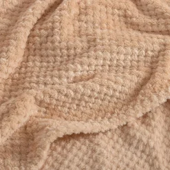 Koce I Narzuty|inny Koc beżowy POPPY 200x200 cm