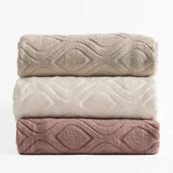 Koce I Narzuty|inny Koc biały JASMINE 130x160 cm