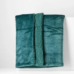 Koce I Narzuty|inny Koc ciemnozielony CASMIR 130x160 cm