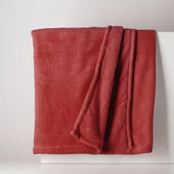 Koce I Narzuty|inny Koc czerwony CORAL 130x160 cm