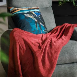 Koce I Narzuty|inny Koc czerwony CORAL 130x160 cm