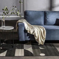 Koce I Narzuty| Koc do salonu kremowy MARMO 150x200 cm