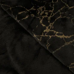 Koc do salonu MARMO czarny 150x200 cm