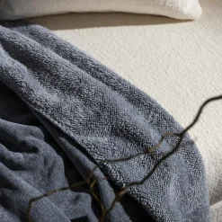 inny Koc dwustronny szaroniebieski ELLEN 150x200 cm