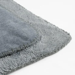 inny Koc dwustronny szaroniebieski ELLEN 150x200 cm