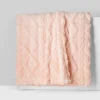 Koce I Narzuty|inny Koc jasnoróżowy NORDIC 150x200 cm