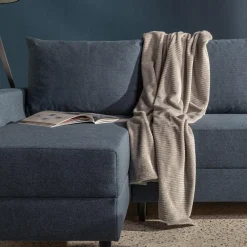 Koce I Narzuty|inny Koc jasnoszary RENEE 130x160 cm