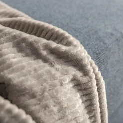 Koce I Narzuty|inny Koc jasnoszary RENEE 130x160 cm
