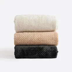 Koce I Narzuty|inny Koc kremowy POPPY 200x200 cm