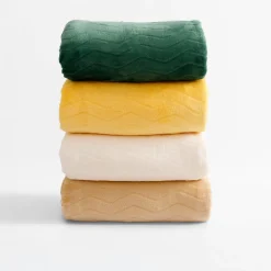 inny Koc kremowy TIKA 150x200 cm