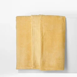 Koce I Narzuty|inny Koc musztardowy RENEE 130x160 cm