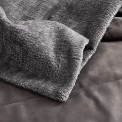Koce I Narzuty|inny Koc na kanapę szary MICHELLE 138x200 cm