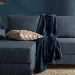 Koce I Narzuty|inny Koc niebieski RENEE 130x160 cm