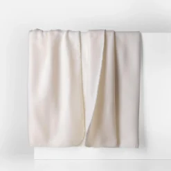 Koce I Narzuty|inny Koc polarowy kremowy PRIMA 120x150 cm