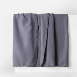Koce I Narzuty|inny Koc polarowy szary PRIMA 120x150 cm