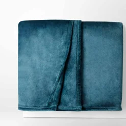 Koce I Narzuty| Koc turkusowy VERIA 150x200 cm