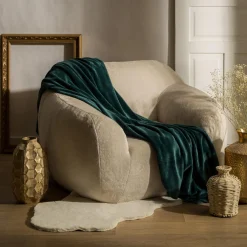 Koce I Narzuty| Koc turkusowy VERIA 150x200 cm