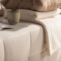 Koce I Narzuty|Estetica Koc VIVIO CREAM 130x160 cm