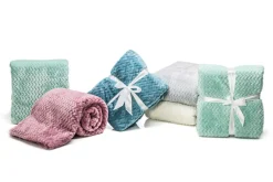 Koce I Narzuty|Estetica Koc VIVIO LILA 130x160 cm