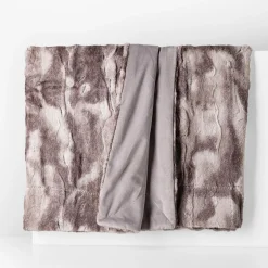 inny Koc włochacz szarobrązowy OSLO 200x200 cm