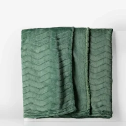 Koce I Narzuty|inny Koc zielony TIKA 150x200 cm