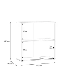 Komody|FORTE Komoda 2 - drzwiowa GANYMEDE szałwia