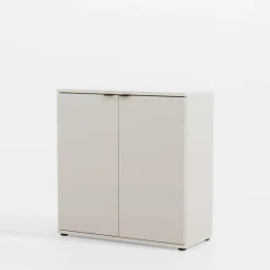 Komody|FORTE Komoda 2 - drzwiowa GANYMEDE jasny beż