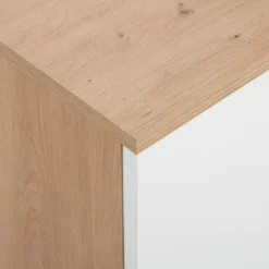 Komody|FORTE Komoda 3 - drzwiowa z szufladami IKOLI biała