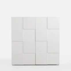 Dzieci Komoda biała nowoczesna dwudrzwiowa PATRIK