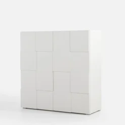 Dzieci Komoda biała nowoczesna dwudrzwiowa PATRIK