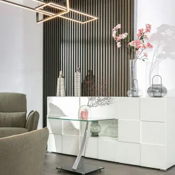 Komody Dla Dzieci|Komody| Komoda biała nowoczesna szeroka PATRIK