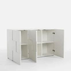 Dzieci Komoda biała nowoczesna trzydrzwiowa PATRIK