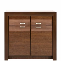 DiTrendi Komoda ciemny brąz dwudrzwiowa PARIS