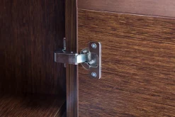 DiTrendi Komoda ciemny brąz dwudrzwiowa PARIS