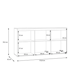 Komody|FORTE Komoda do salonu SKELPE