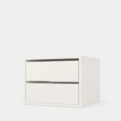Akcesoria Do Szaf|ADBOX Komoda do szafy z 2 szufladami 50 cm S biała